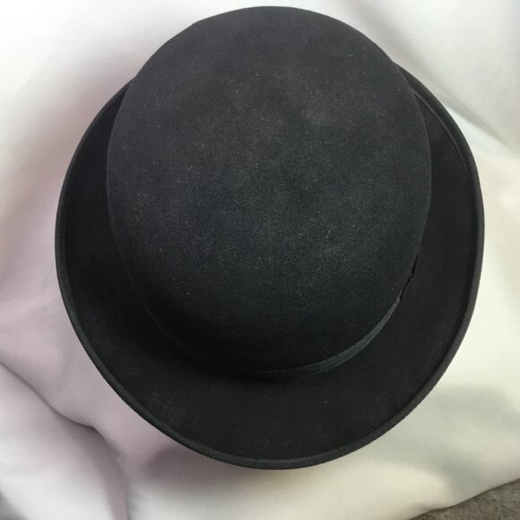 Beaver Brands Hats Derby Black 5X Fur Size 7 - Picture 6 of 13